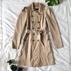 🌱Zara Studded Classic Trench Coat